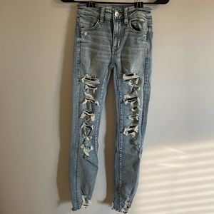 AE Ne(x)t Level Stretch ripped jeans (size 00)